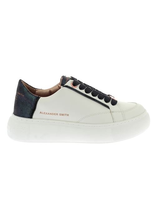 Greenwich sneakers da donna in ecopelle bianca ALEXANDER SMITH ACBC | EGW7699WBL